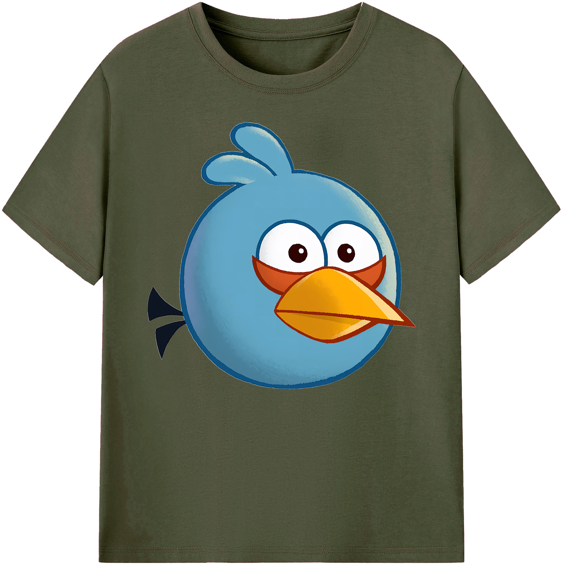（画像用） Angry Birds アングリーバード 綿100％ メンズ半袖Tシャツ｜肌触りやわらか＆通気性